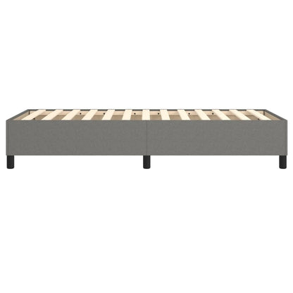 Boxspringframe Stof Donkergrijs 100 x 200 cm 35 cm