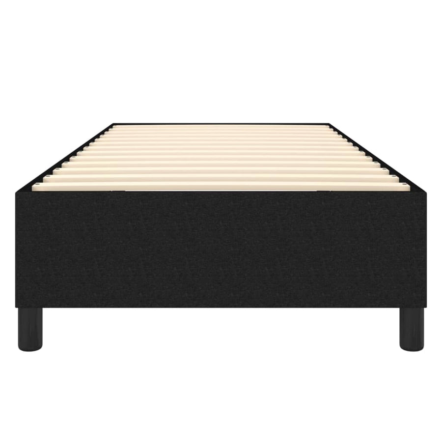 Boxspringframe stof zwart 100x200 cm 100 x 200 cm 35 cm