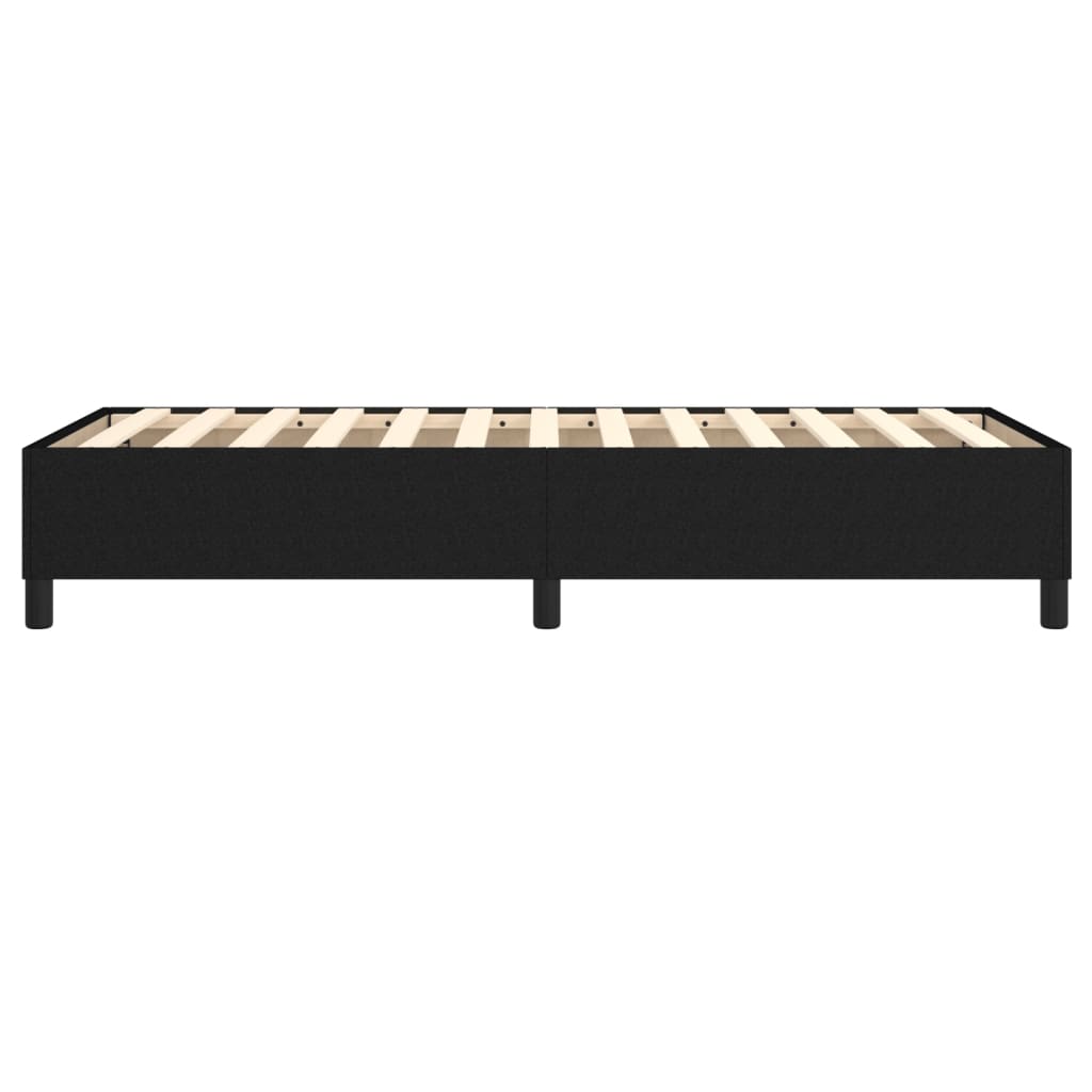 Boxspringframe stof zwart 100x200 cm 100 x 200 cm 35 cm