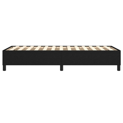 Boxspringframe stof zwart 100x200 cm 100 x 200 cm 35 cm