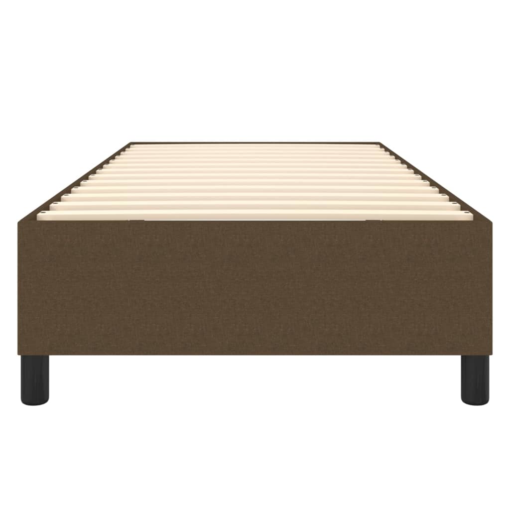 Boxspringframe Stof Donkerbruin 100 x 200 cm 35 cm