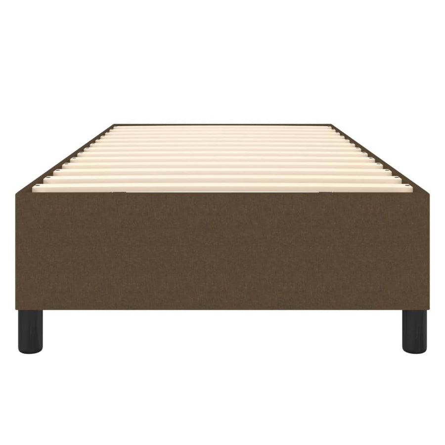 Boxspringframe Stof Donkerbruin 100 x 200 cm 35 cm