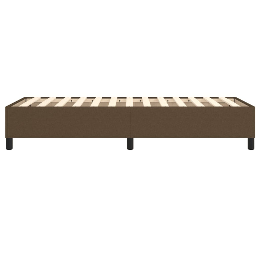 Boxspringframe Stof Donkerbruin 100 x 200 cm 35 cm