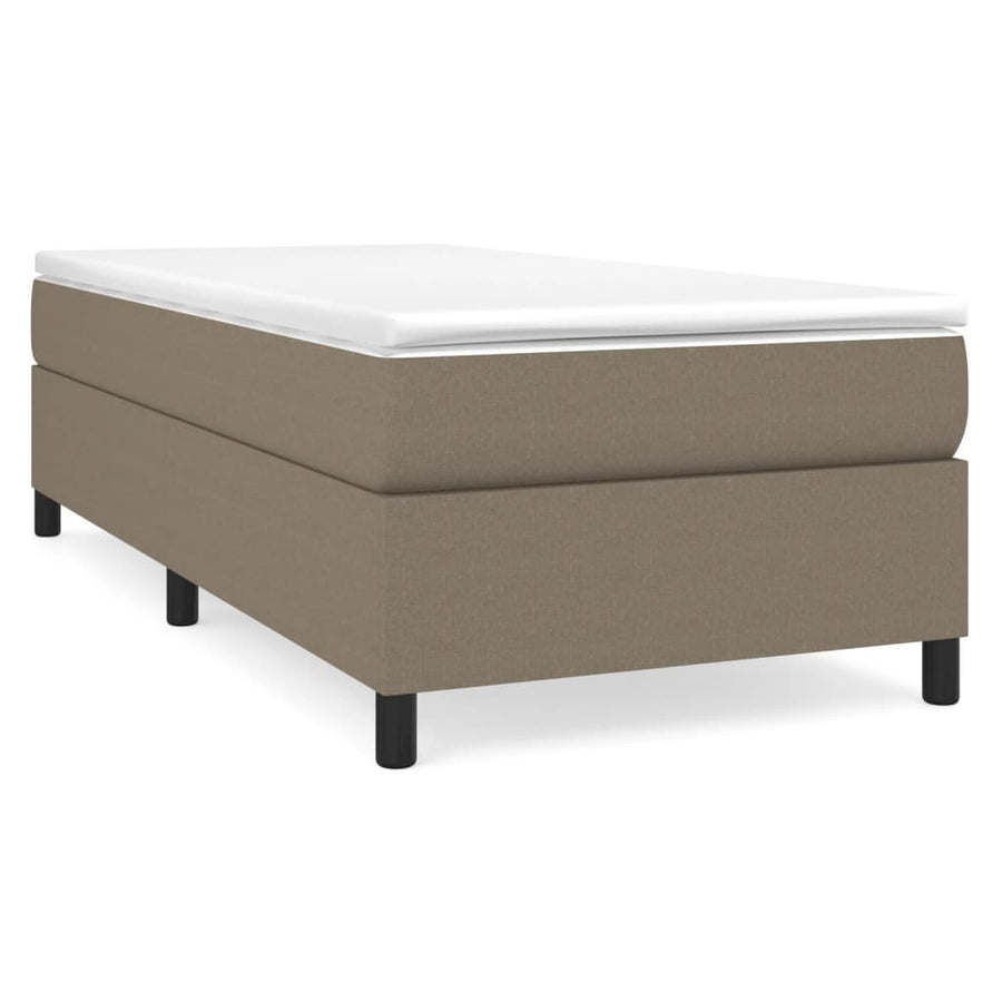 Boxspringframe Stof Taupe 100 x 200 cm 35 cm
