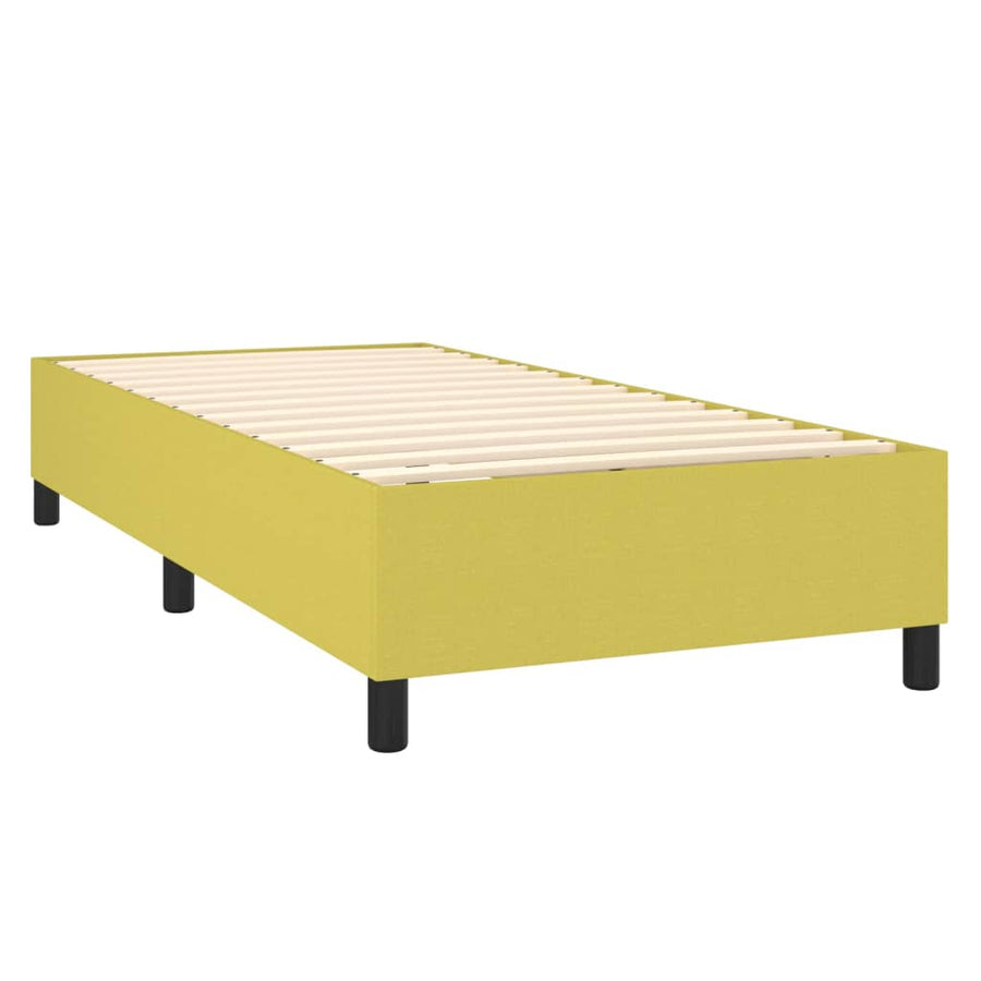 Boxspring bed 100x200 cm stof groen