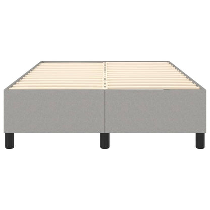 Boxspringframe Stof Lichtgrijs 120 x 200 cm 35 cm