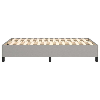 Boxspringframe Stof Lichtgrijs 120 x 200 cm 35 cm