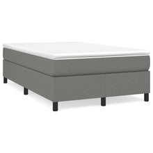 Boxspringframe Stof Donkergrijs 120 x 200 cm 35 cm