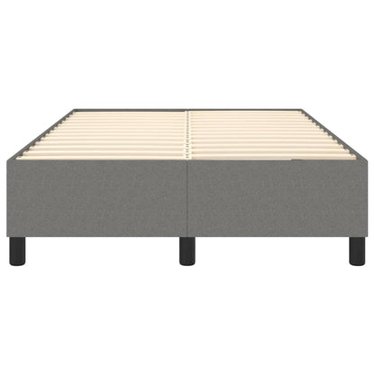 Boxspringframe Stof Donkergrijs 120 x 200 cm 35 cm