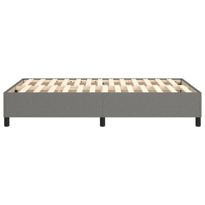 Boxspringframe Stof Donkergrijs 120 x 200 cm 35 cm