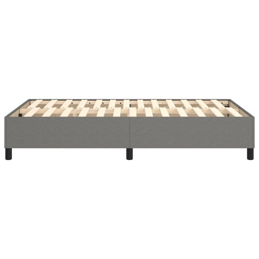 Boxspringframe Stof Donkergrijs 120 x 200 cm 35 cm