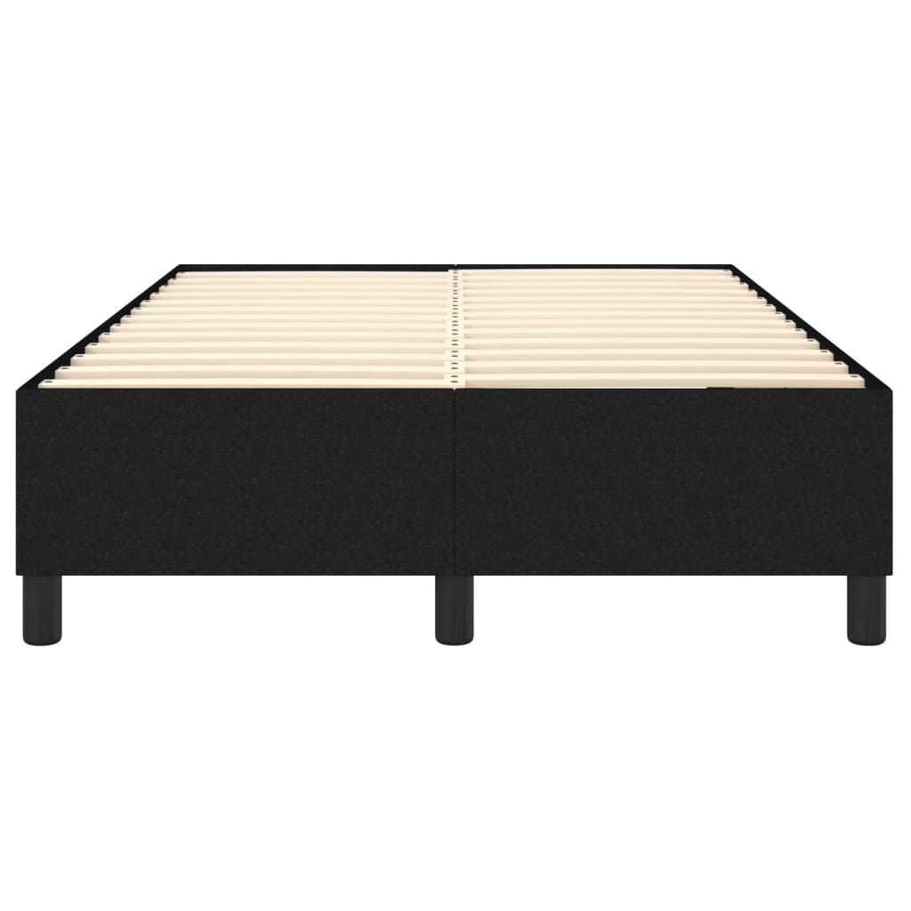 Boxspringframe stof zwart 120x200 cm 120 x 200 cm 35 cm