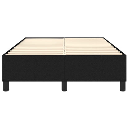 Boxspringframe stof zwart 120x200 cm 120 x 200 cm 35 cm