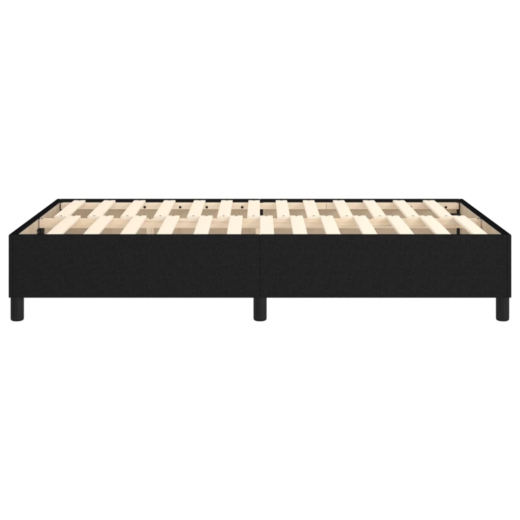 Boxspringframe stof zwart 120x200 cm 120 x 200 cm 35 cm