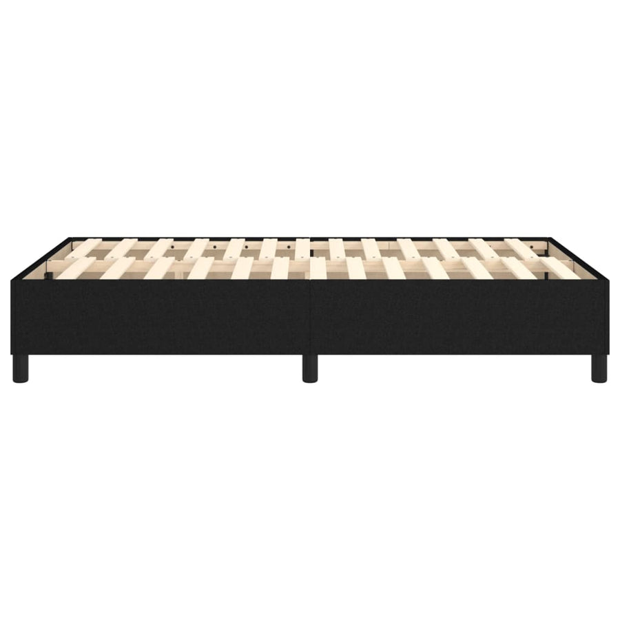 Boxspringframe stof zwart 120x200 cm 120 x 200 cm 35 cm