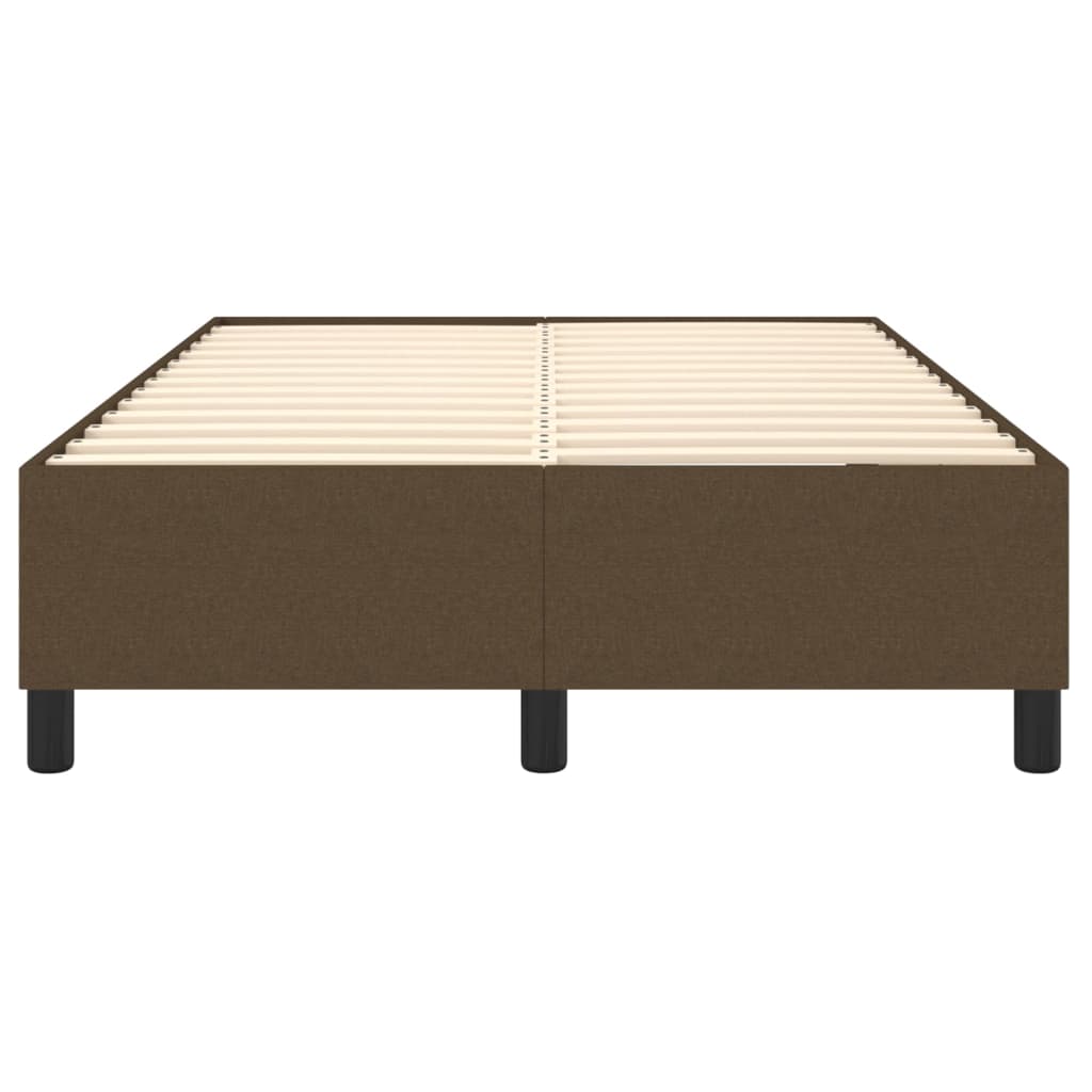 Boxspringframe Stof Donkerbruin 120 x 200 cm 35 cm