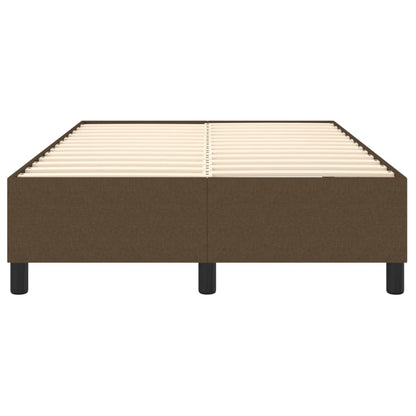 Boxspringframe Stof Donkerbruin 120 x 200 cm 35 cm