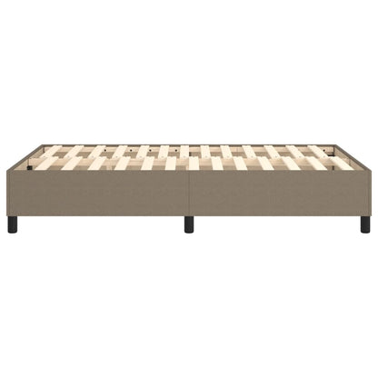 Boxspringframe Stof Taupe 120 x 200 cm 35 cm