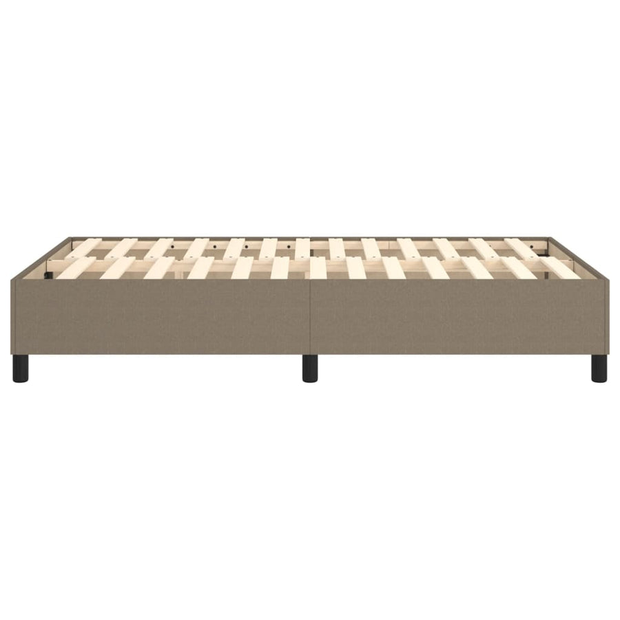 Boxspringframe Stof Taupe 120 x 200 cm 35 cm