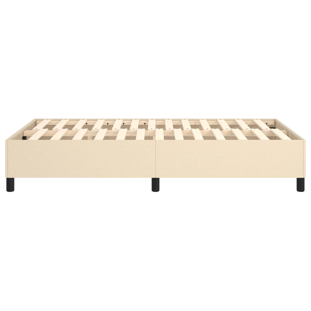 Boxspringframe Stof Kleurig Crème 120 x 200 cm 35 cm
