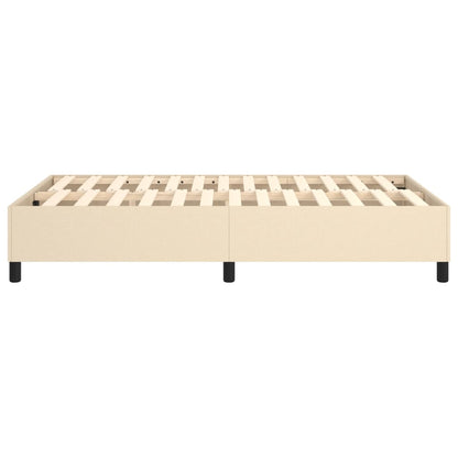 Boxspringframe Stof Kleurig Crème 120 x 200 cm 35 cm