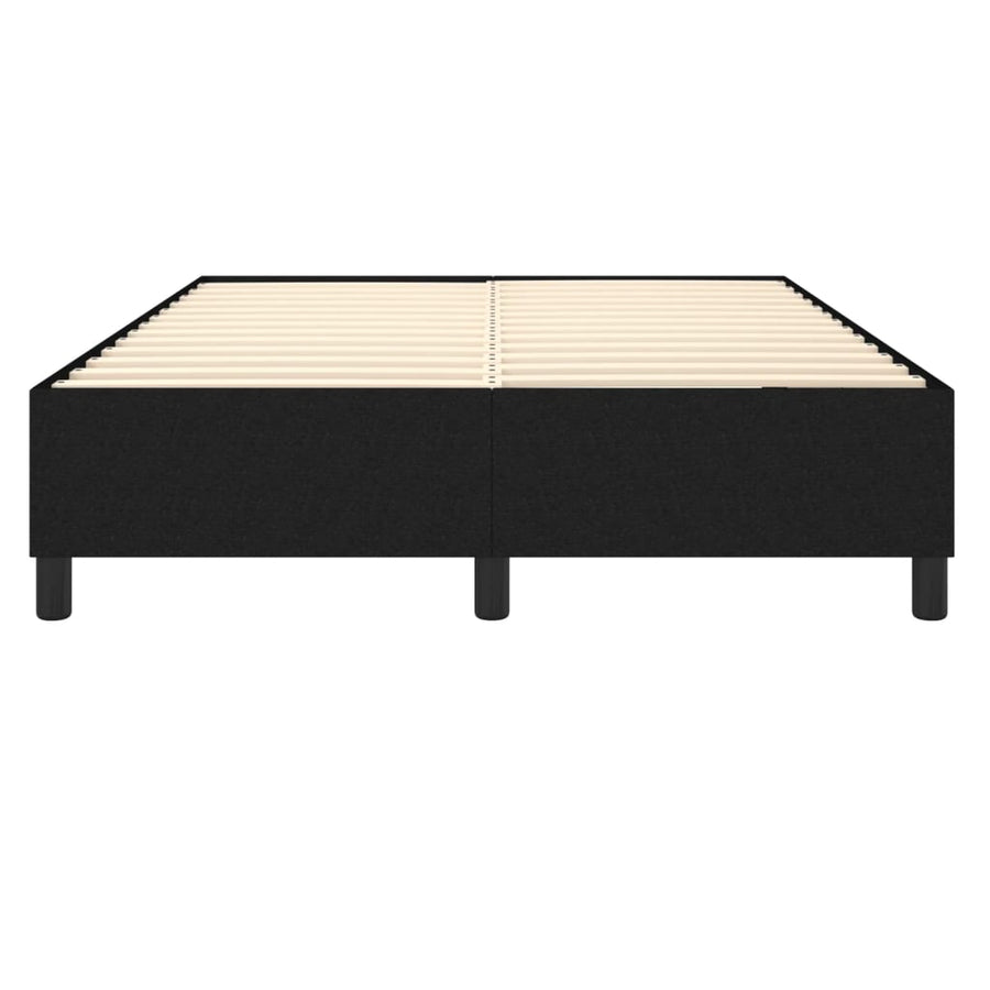 Boxspringframe stof zwart 140x190 cm 140 x 190 cm 35 cm