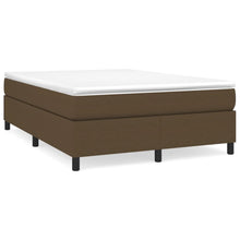 Boxspringframe Stof Donkerbruin 140 x 190 cm 35 cm