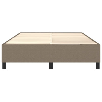 Boxspringframe Stof Taupe 140 x 190 cm 35 cm