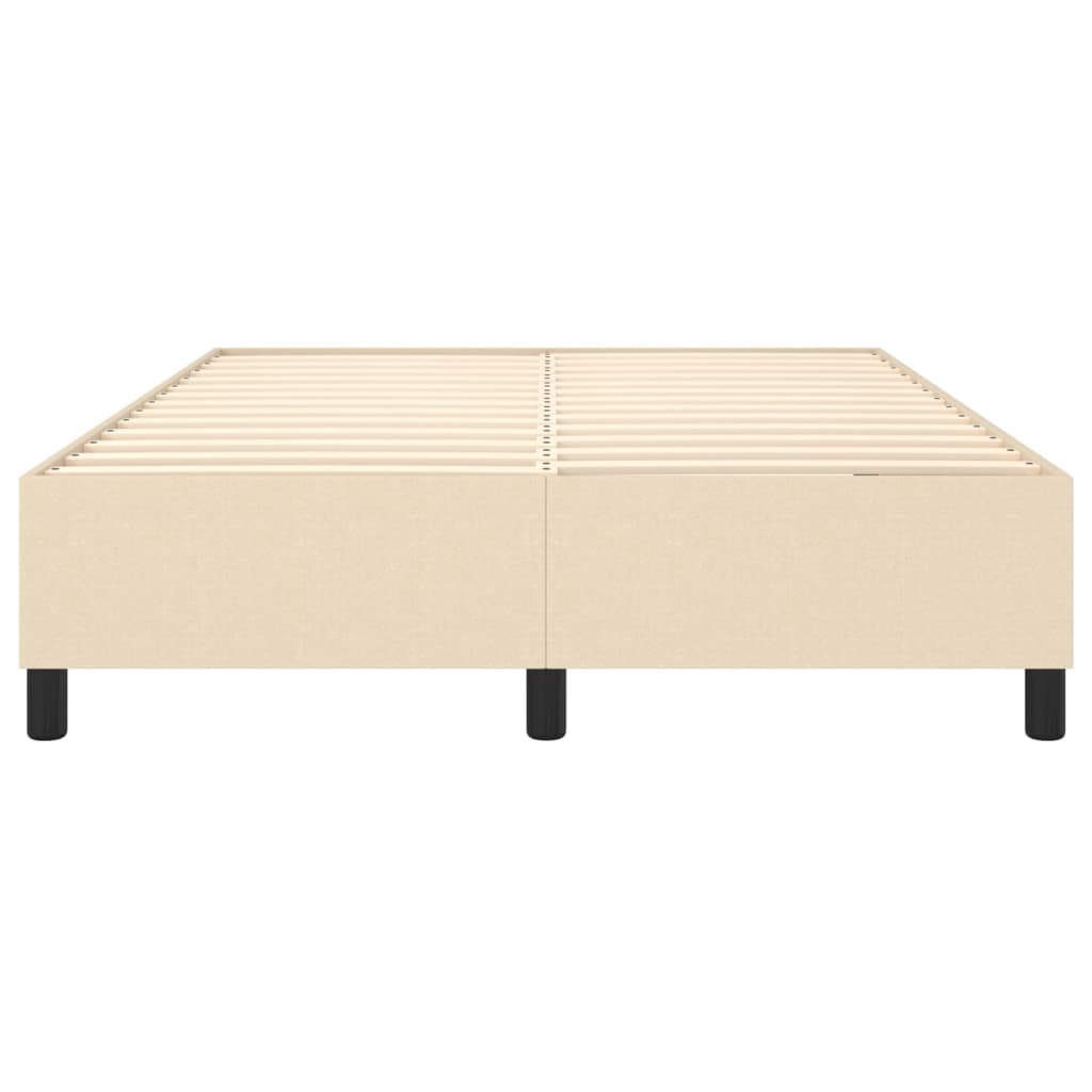 Boxspringframe Stof Kleurig Crème 140 x 190 cm 35 cm