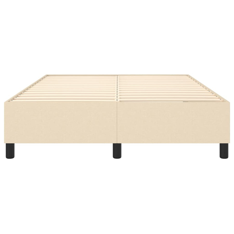 Boxspringframe Stof Kleurig Crème 140 x 190 cm 35 cm
