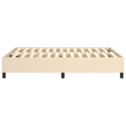 Boxspringframe Stof Kleurig Crème 140 x 190 cm 35 cm