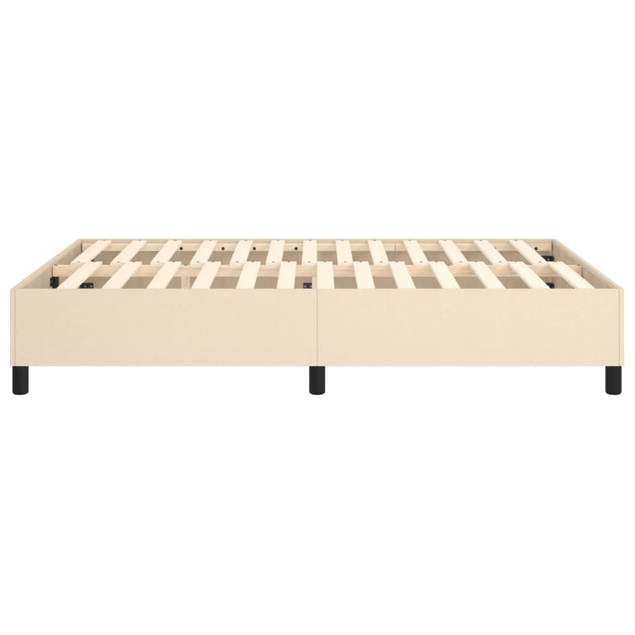 Boxspringframe Stof Kleurig Crème 140 x 190 cm 35 cm