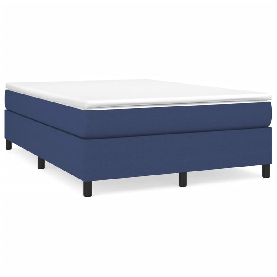 Boxspringframe Stof Blauw 140 x 190 cm 35 cm