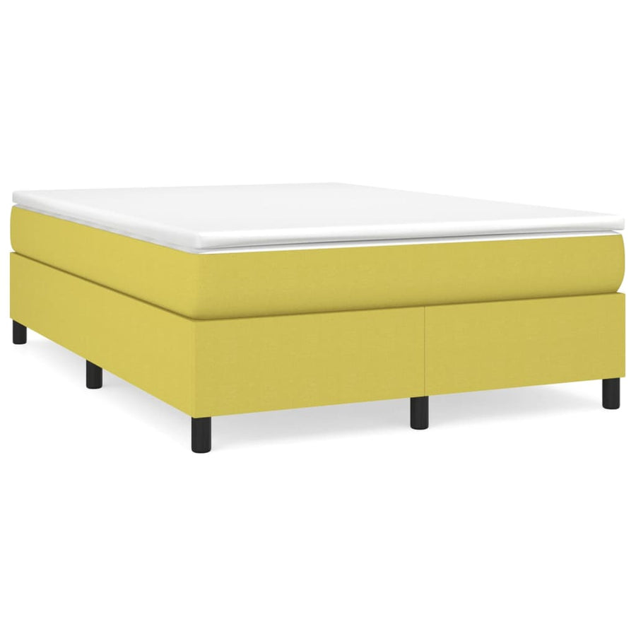 Boxspring bed 140x190 cm stof groen