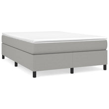 Boxspringframe Stof Lichtgrijs 140 x 200 cm 35 cm