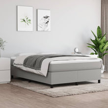 Boxspringframe Stof Lichtgrijs 140 x 200 cm 35 cm