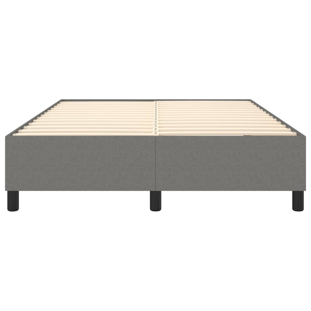 Boxspringframe Stof Donkergrijs 140 x 200 cm 35 cm