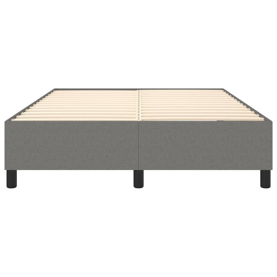 Boxspringframe Stof Donkergrijs 140 x 200 cm 35 cm