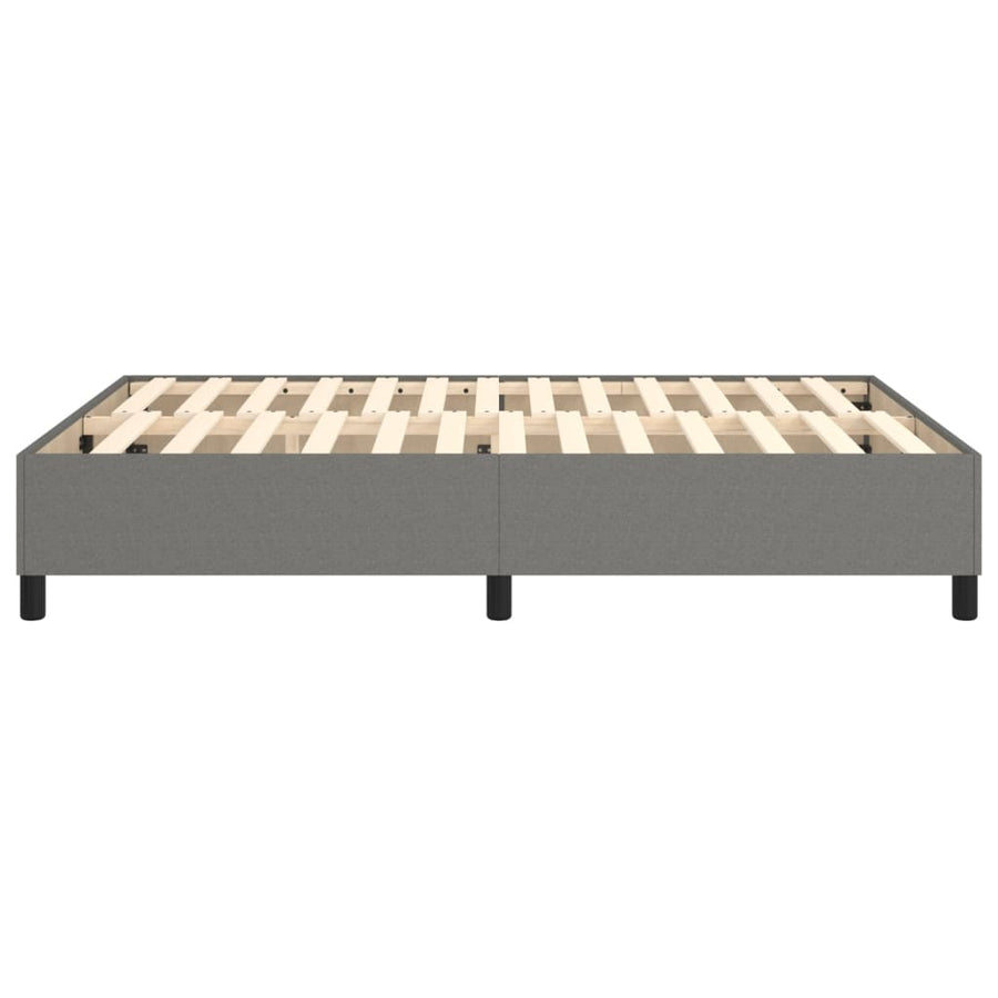 Boxspringframe Stof Donkergrijs 140 x 200 cm 35 cm