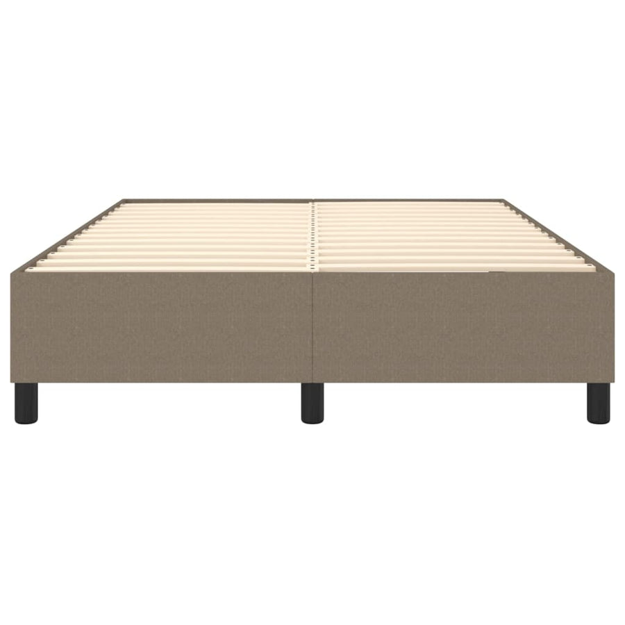 Boxspringframe Stof Taupe 140 x 200 cm 35 cm