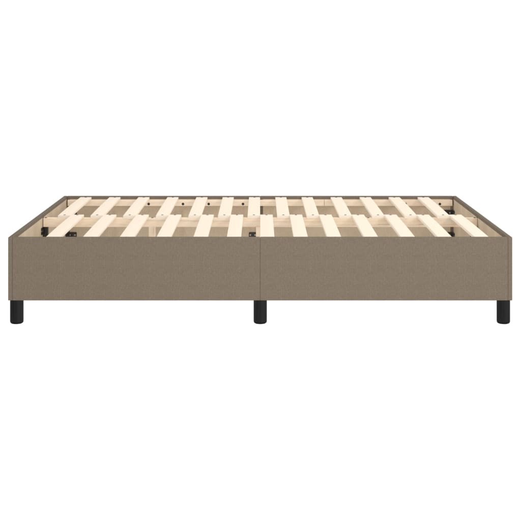 Boxspringframe Stof Taupe 140 x 200 cm 35 cm