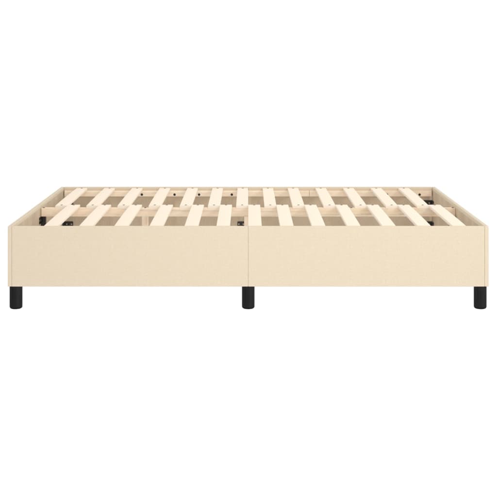 Boxspringframe Stof Kleurig Crème 140 x 200 cm 35 cm