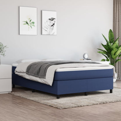 Boxspringframe Stof Blauw 140 x 200 cm 35 cm