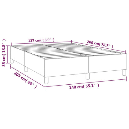 Boxspring bed 140x200 cm stof groen
