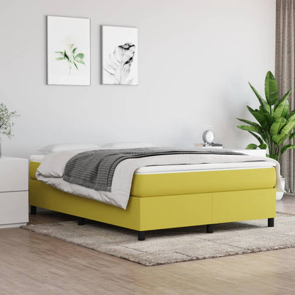 Boxspring bed 140x200 cm stof groen