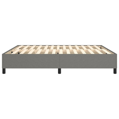 Boxspringframe Stof Donkergrijs 160 x 200 cm 35 cm