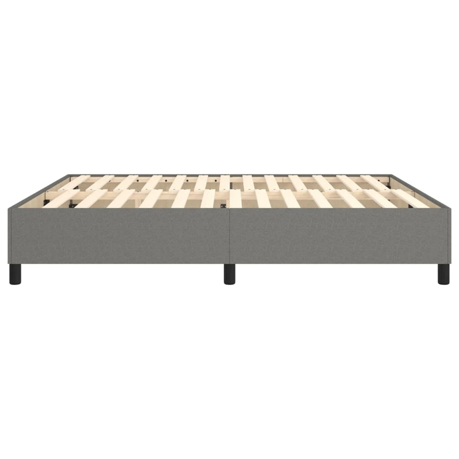 Boxspringframe Stof Donkergrijs 160 x 200 cm 35 cm