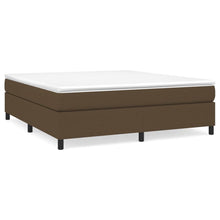 Boxspringframe Stof Donkerbruin 160 x 200 cm 35 cm