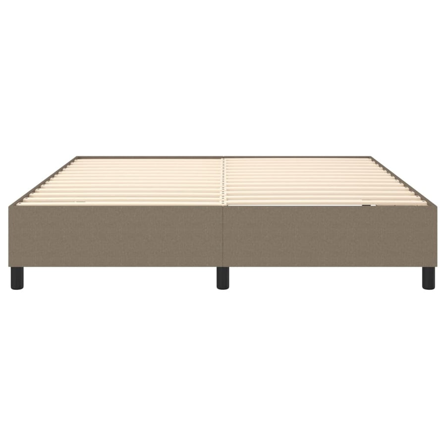 Boxspringframe Stof Taupe 160 x 200 cm 35 cm