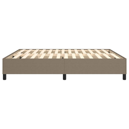 Boxspringframe Stof Taupe 160 x 200 cm 35 cm